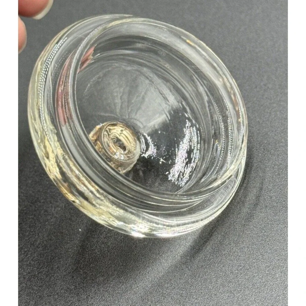 Vintage Wolfard‎ Style Glass Oil Lamp Brass Base Gatco Glass Wick Candle 9